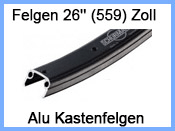 26'' (559) Alu Kastenfelgen