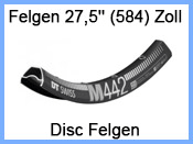 27,5'' (584) Disc Felge