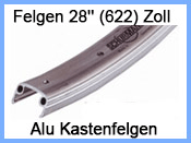 28'' (622) Alu Kastenfelgen