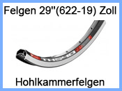 29'' (622-19) Hohlkammerfelgen