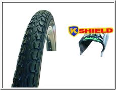 Kenda K-197, K-Shield Drahtreifen 700x38c 40-622  Schwarz