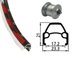 Shi/Rodi V-Rad 28x1.75 Nabendynamo SNSP DH-3N30 36L VR 17 schwarz