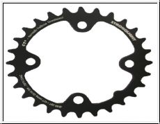 Stronglight CT2 Kettenblatt MTB fr Sram 2x10 innen 28 Z Alu schwarz