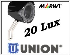 Union LED-Scheinwerfer UN-4250 20 LUX fr Seitenlauf-Dynamo