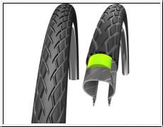 2 er Set Schwalbe Marathon Green Guard 28x1 3/8 37-622  HS 620 Reflex