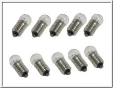 1 Pack (10 Stck) Birnen 6V 0,6W fr standard Rcklichter