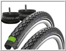 Set 2 x Marathon Green Guard 40-622 HS620 2x Schwalbe AV 17 Schluche