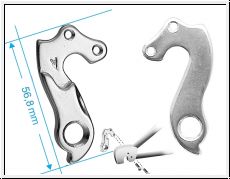 Marwi Schaltauge Aluminium GH-043 mit 2 Schrauben M4 x 0.7