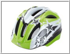 KED Kinder Fahrradhelm Meggy Green/Black Stars  Gr.S/M  (49-55)