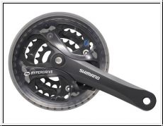 Shimano KRG Acera 48/38/28 170 mm mit KSS, FC-M361, 7-8.f.,4-kant schwarz