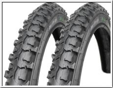 BDCP 2er Set LittleAggro MTB 24'' schwarz 24 x 1.95, 50-507