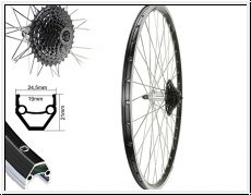 H-Rad 28'' Set Cut19 SZ gest TX500 inkl. Zahnkranz HG 200 9f. 11-32