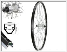 Brwinkels 28'' H-Rad CUT 19-622 schwarz Alu Nabe Schr.ZKR 'ECO' SNSP si., Sp. Ni