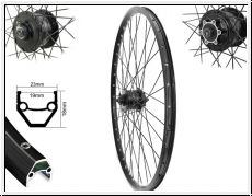 Brwinkels 28' V-Rad DC19 19 black Disk ND DH-3D32 6-Loch SSP sz Niro Spe. sz