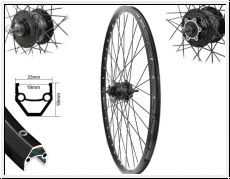 Brwinkels 28' V-Rad DC19 black Disk Shi. ND DH-3D32 GW Black Niro Spe. sz