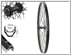 Brwinkels 28'' V-Rad CUT 19 gest Black Shi. VR-Nabe TX500 SNSP sz Niro Spei. sz