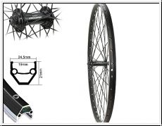 Brwinkels 28'' V-Rad CUT 19 gest Black Shi. VR-Nabe T610 SNSP sz Niro Spei. sz.