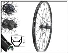 Brwinkels 28' H-Rad DC19 black Disk XT-756 6-L. SNSP 8-10-f. sz Niro Sp. sz