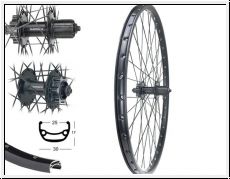 Brwinkels 28/29'' H-Rad BE25 black Disc TX 506 6-L. SNSP 8-10-f. sz Niro Sp. sz