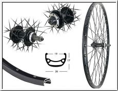 Brwinkels 26'' H-Rad BE19 schwarz Disk BDCP 6-Loch SchrZk. SNSP black Sp.Ni.sz