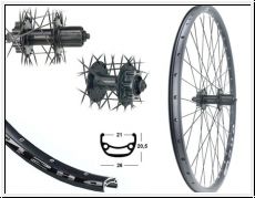 Brwinkels 28/29'' H-Rad DH21 black Disc TX 506 6-L. SNSP 8-10-f. sz Niro Sp. sz