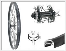 Brwinkels 28/29'' VR Andra 40 sz Disk M-6000 Centerl. SNSP schwarz Sp.Ni.sz