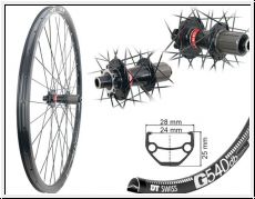 Brwinkels 29 H-Rad DT Swiss G540 DB Bla 32L. D982TB-X12 142mm 8-11-f. Sp. Ni. sz