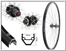 Brwinkels 28' H-Rad REM19 black Disk m BDCP 6-Loch 8-11f.SNSP schwarz Sp.Ni.si