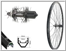 Brwinkels 28' H-Rad DC19 black Disk M6000 Cent. SNSP 8-10-f. sz Niro Sp. sz