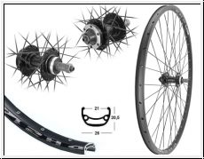 Brwinkels 28' H-Rad DH21 21-622 Disk schwarz 6-Lo Schr-ZK SNSP sz Sp.Ni.sz