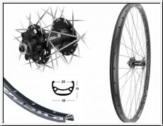 Brwinkels 27,5 V-Rad DH25 black Disk 36 MT-601FH36 6-Lo. SSP sz Sp.silbe