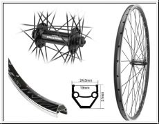 Brwinkels 28'' V-Rad DMS19 Black m.. Shi. VR-Nabe T610 SNSP sz Niro Spei. sz