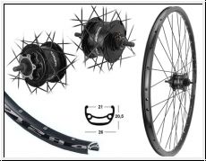 Brwinkels 28/29 VR DH21 32L black Disk Shi. ND DH3D 6L MU black Sp. Ni. black