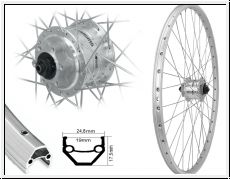 BW 28''VR 19-622 CUT19 silber m..36L. Shim.ND DH3D32 Disk 6Lo.SSP si Sp.Ni.si