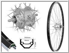 Brwinkels 28'' VR CUT19 black 36L. m. BDCP ND 3/1 Disk 6-Lo GW si Sp.Ni.si