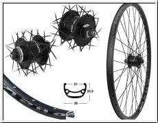 Brwinkels 27,5'' V-Rad DH21 m.. Black ND DH-T4050 Ce-Lo SSP sz Niro Spe. sz