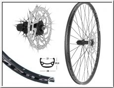 H-Rad 26'' DH21 Disc MT818 CL. SSP 8-10f Sp. sz. inkl. Shimano Bremsscheibe 160mm