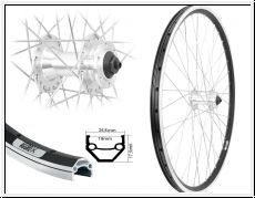 Aggro-X 26'' VR 19-559 C19 o. sz VR-Nabe SSP 6L sil. Sp. Ni. silber