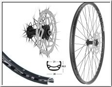 V-Rad 26'' DH21 Disc MT818 CL. SSP sz. Sp. sz. inkl. Shimano Bremsscheibe 160mm