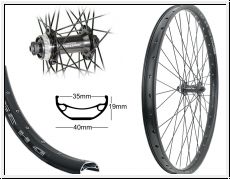 Brwinkels 27,5 V-Rad DH35 black Disk M6000 Cent. SNSP black Niro Sp. black