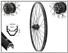 Brwinkels 26' V-Rad DC19 black Disk ND DH-3D32 6-Loch SNSP sz Niro Spe. sz