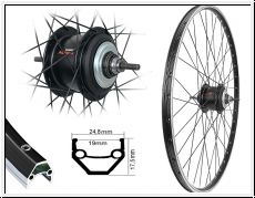 Aggro-X 28'' HR 19-622 CU19 sz. 36L m.. 8G. f. Felgen-/Rollenbremse sz Ni. Sp.sz