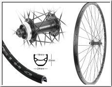 BW 28' 19-622 VR DH19 black 36L Disc m. Shi. QC300 Ce-Lo. SSP sz Niro Sp. black