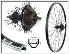 Aggro-X HR 26'' CU19 ECO SK. MU sz Sp.sz mit Shimano TZ500 7fach 14-28 Zhne