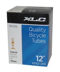 XLC Fahrradschlauch 120-D32 12 1/2 x 2 1/4 47/62-203 DV 32 mm