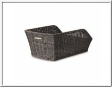 Basil Hinterrad-Korb Cento 42x25x21 cm grau  Rattan