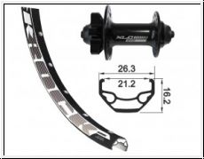 XLC V-Rad 29'' 6-Loch..sz SSP 32L Rodi Black Rock DISK sz .Niro-Spei.(sz)