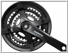 Shimano KRG TY 501 48/38/28 175 mm schwarz 4-kant 6/7/8-fach mit  KSS