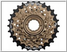 Shimano 6-fach Schraubzahnkranz MF-TZ500 14-16-18-21-24-28 Zhne