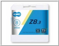 KMC Z8 Silber/Grau Schaltungskette 1/2'' x 3/32'' 114 Glieder 7-3mm- 8-fach